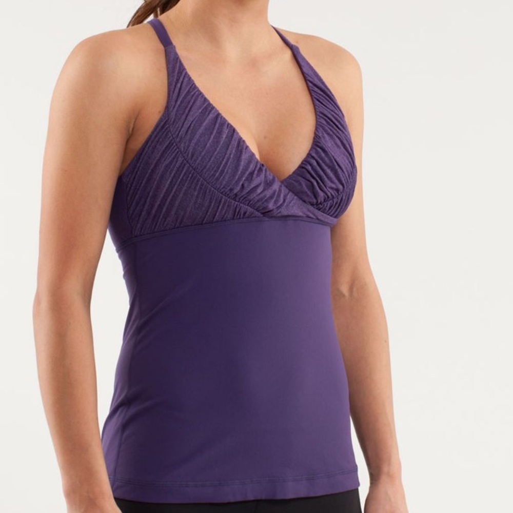 Lululemon Pure Balance racer back tank top size 6